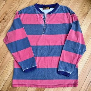 Vintage Express Long Sleeve Henley Shirt